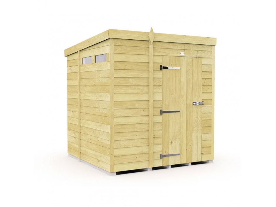 F&F 5ft x 6ft Pent Security Shed