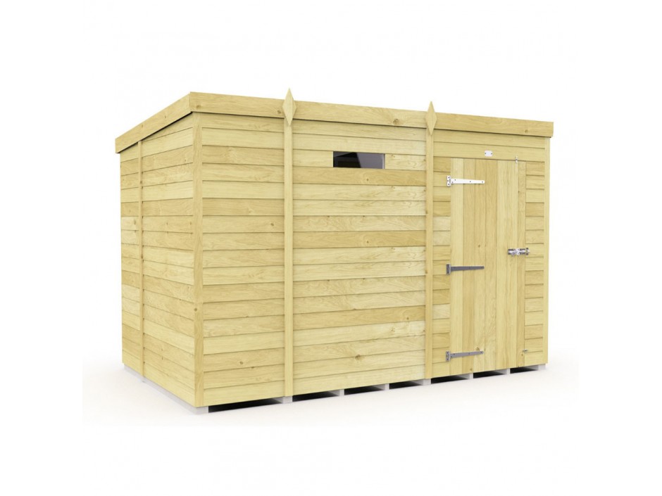 F&F 9ft x 6ft Pent Security Shed