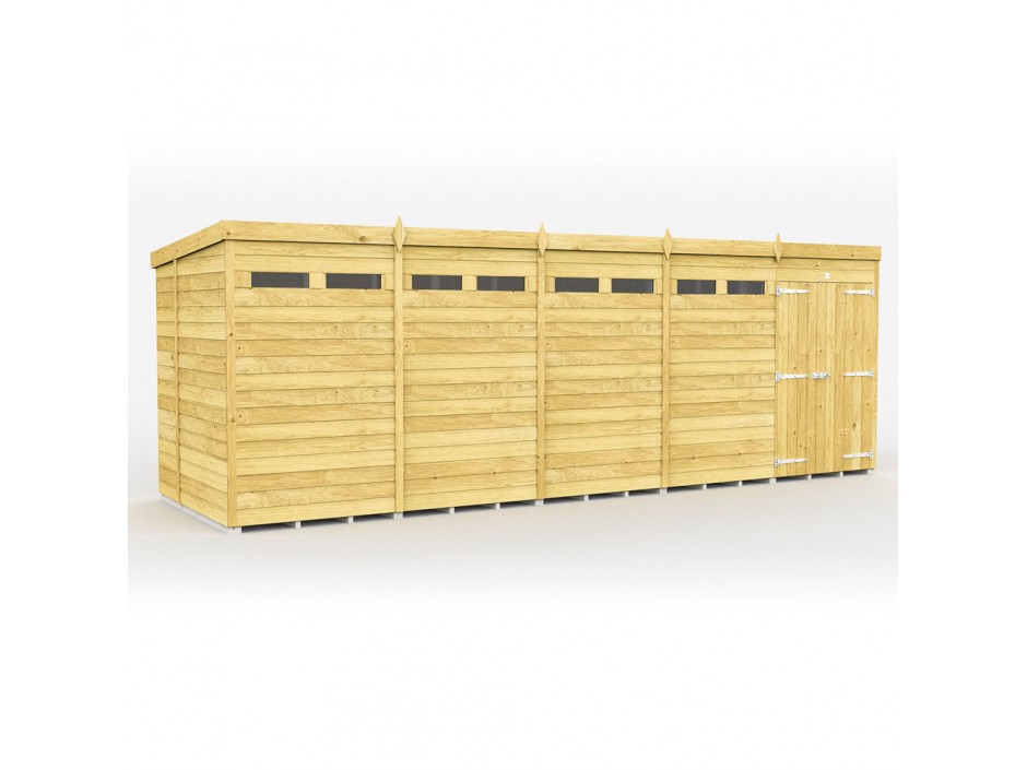 F&F 7ft x 20ft Pent Security Shed