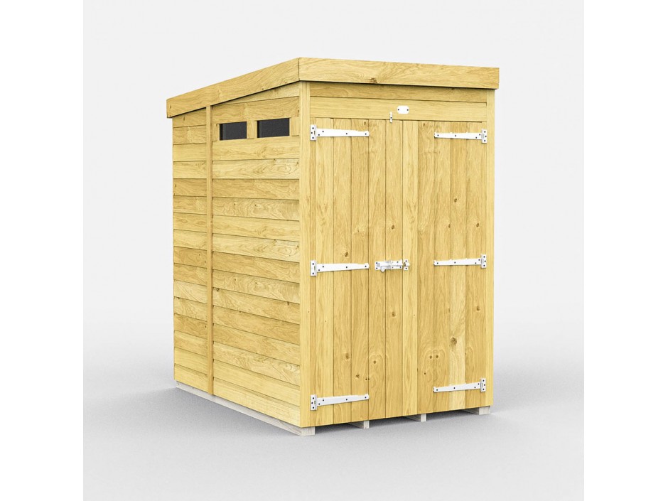 F&F 4ft x 7ft Pent Security Shed
