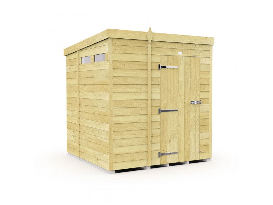 F&F 6ft x 7ft Pent Security Shed