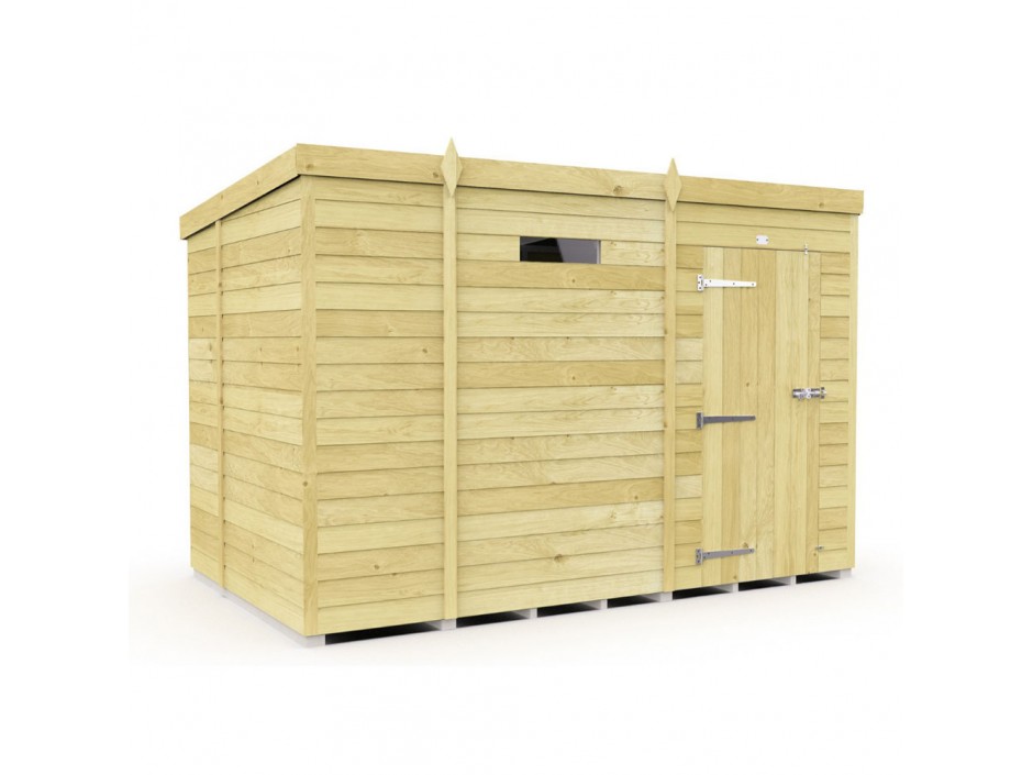 F&F 9ft x 7ft Pent Security Shed