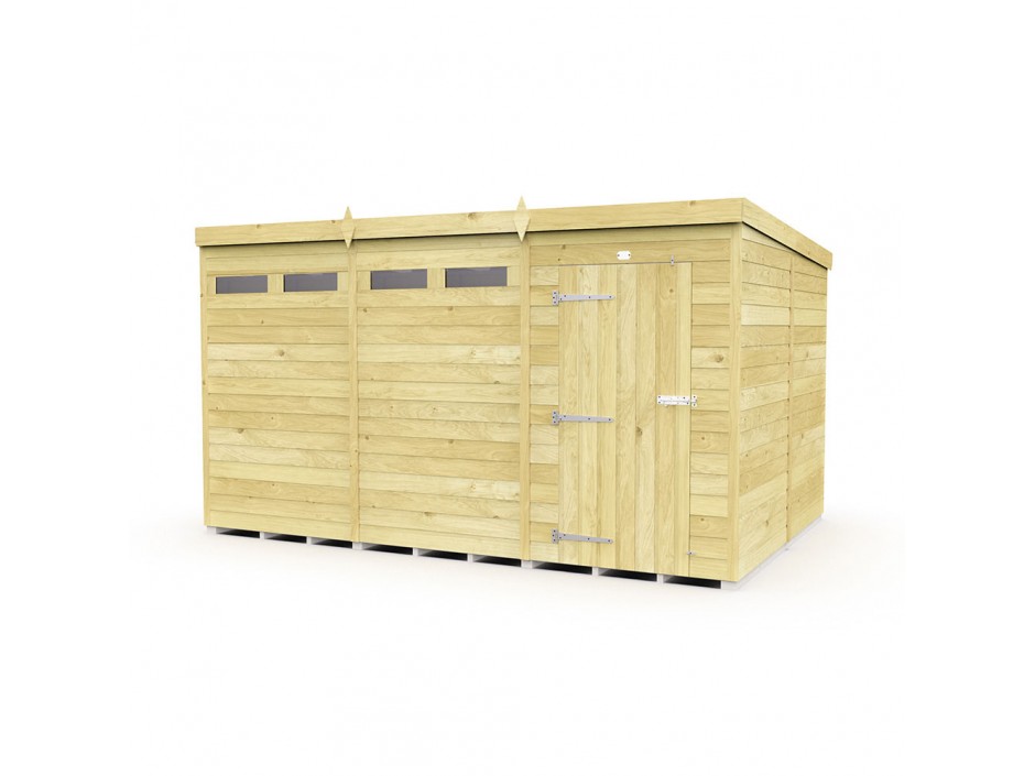 F&F 12ft x 8ft Pent Security Shed