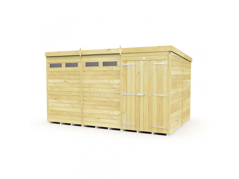 F&F 12ft x 8ft Pent Security Shed
