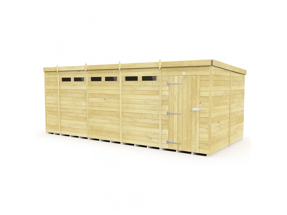 F&F 8ft x 18ft Pent Security Shed