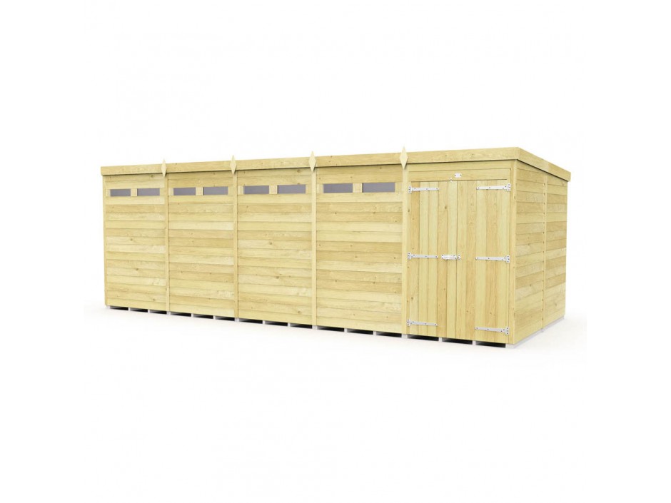 F&F 8ft x 20ft Pent Security Shed
