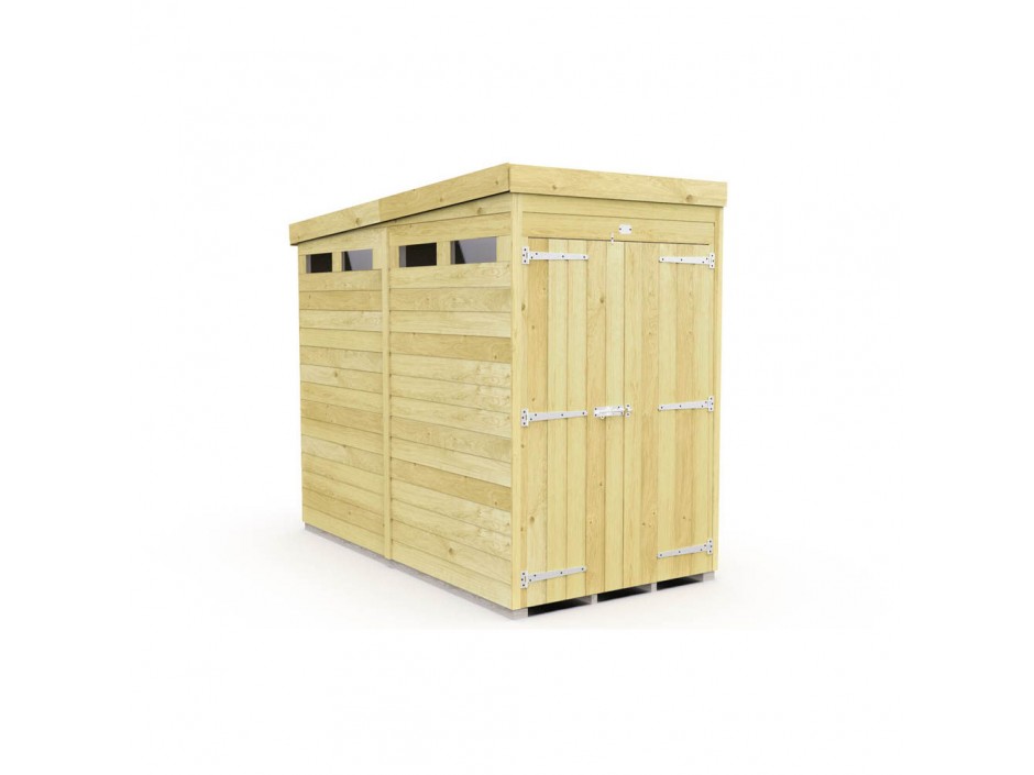 F&F 4ft x 8ft Pent Security Shed