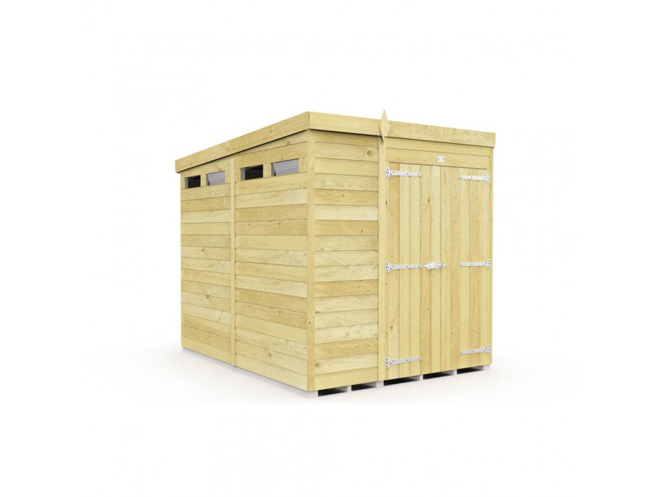 F&F 6ft x 8ft Pent Security Shed