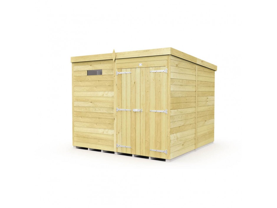 F&F 7ft x 8ft Pent Security Shed