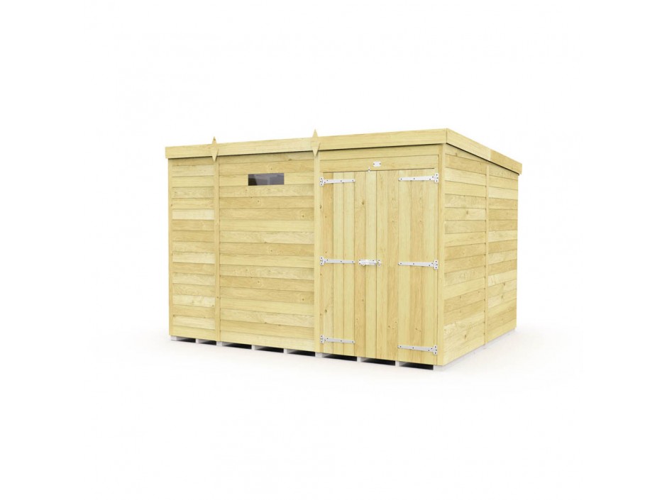 F&F 9ft x 8ft Pent Security Shed