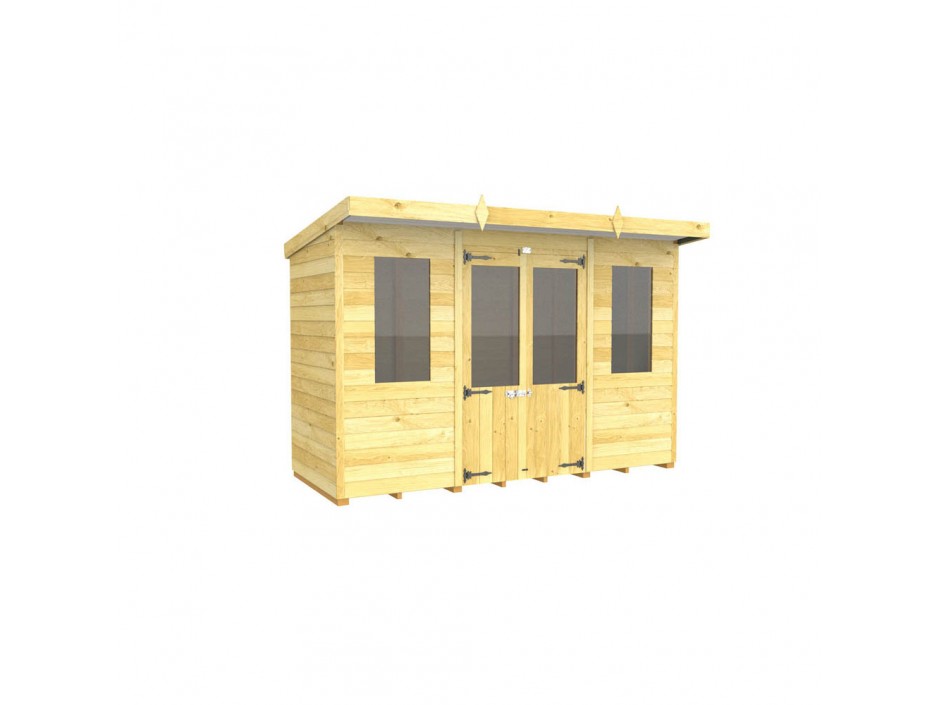 F&F 10ft x 4ft Pent Summer House