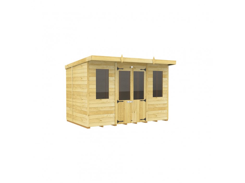 F&F 10ft x 5ft Pent Summer House