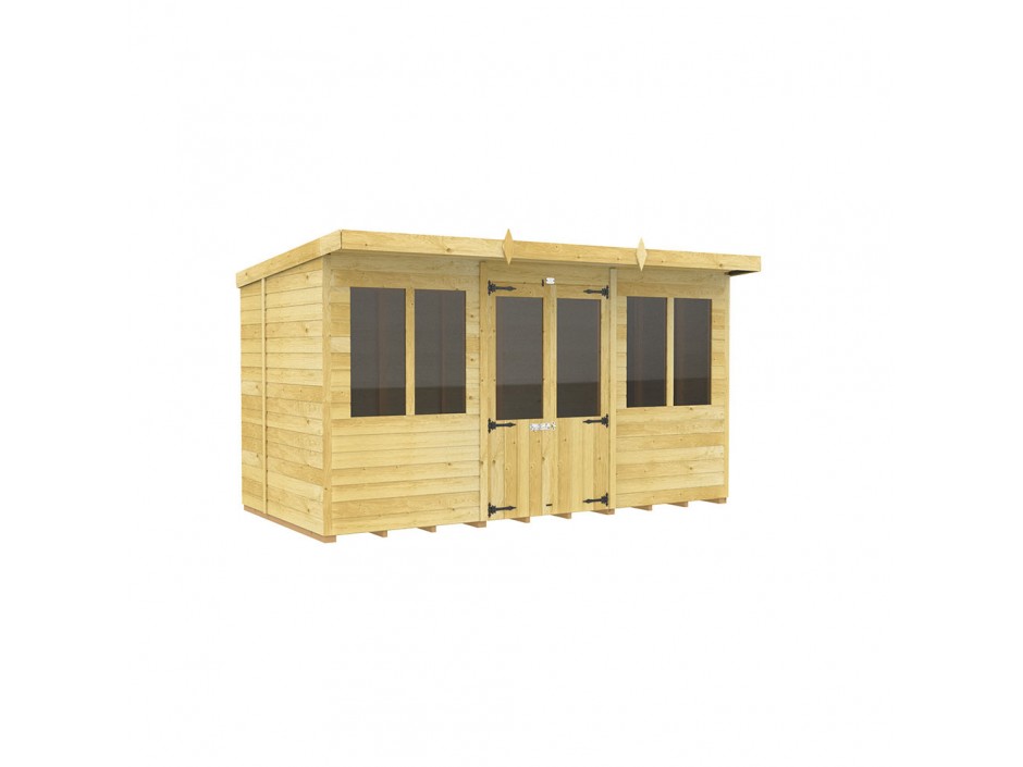 F&F 12ft x 5ft Pent Summer House