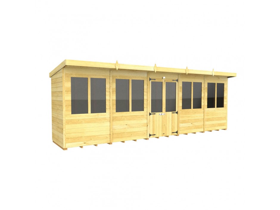 F&F 20ft x 4ft Pent Summer House