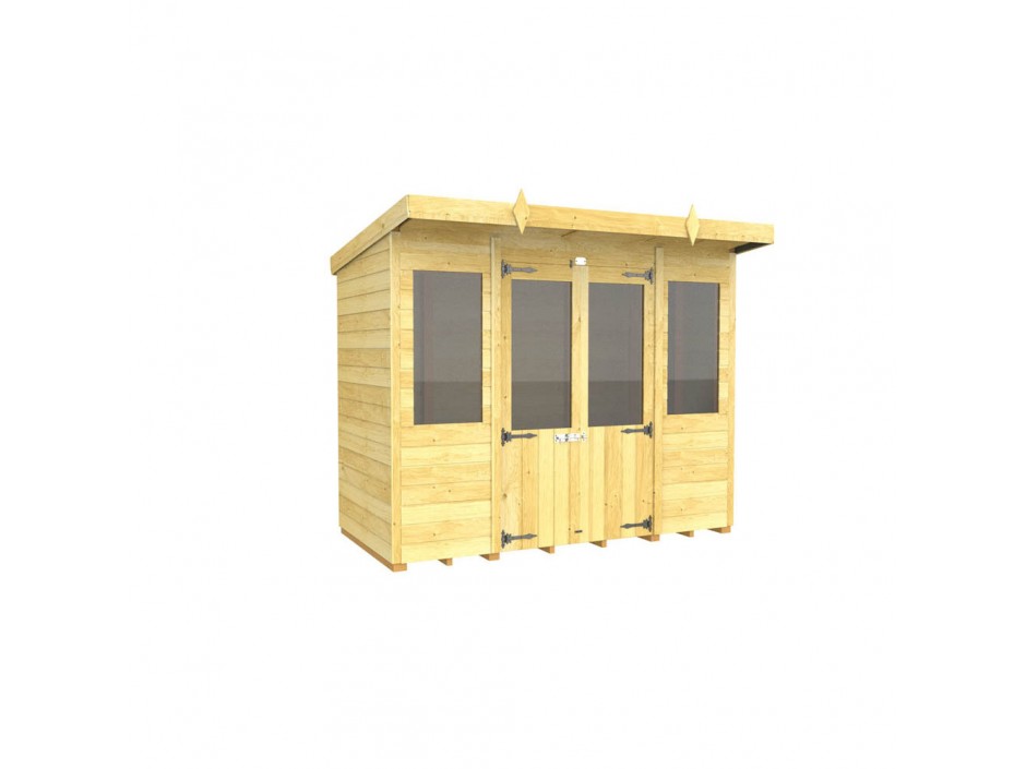 F&F 8ft x 4ft Pent Summer House