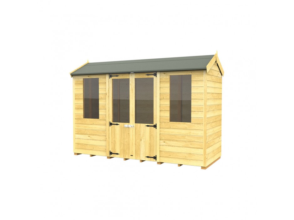 F&F 4ft x 10ft Apex Summer House