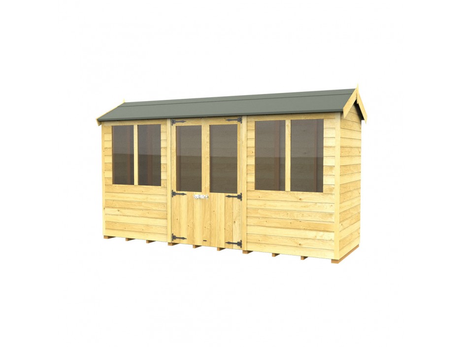 F&F 4ft x 12ft Apex Summer House