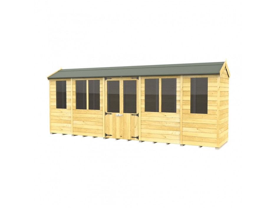 F&F 4ft x 18ft Apex Summer House