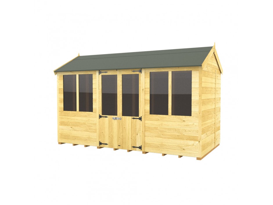 F&F 5ft x 12ft Apex Summer House