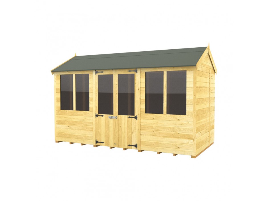 F&F 8ft x 12ft Apex Summer House