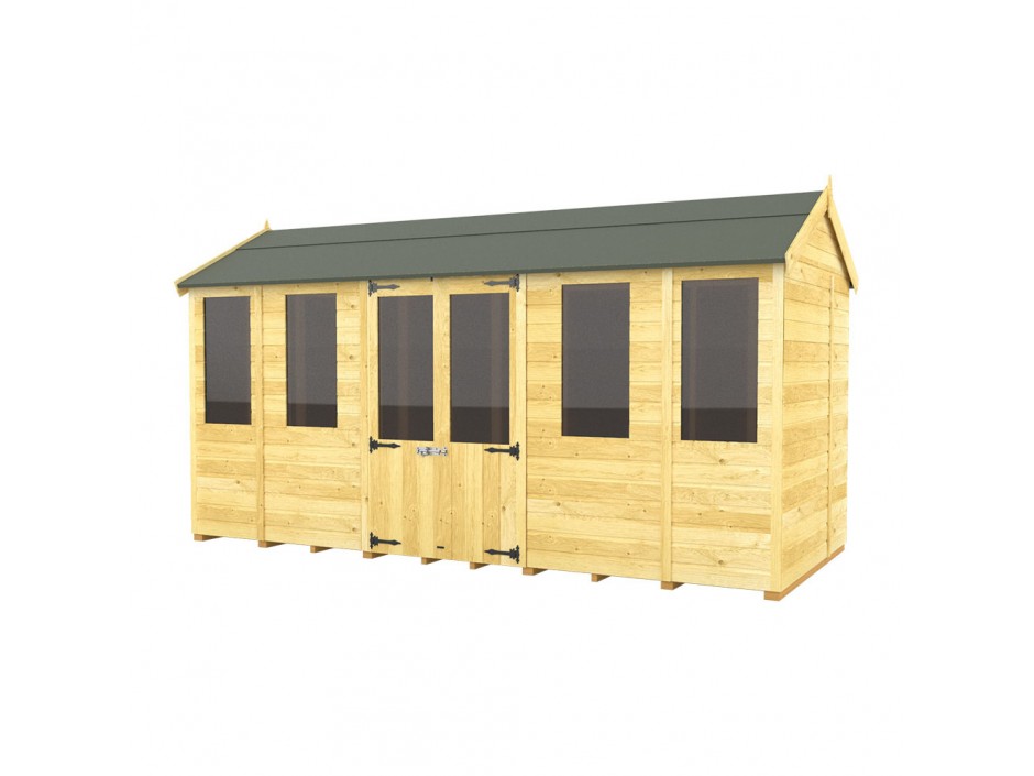 F&F 8ft x 14ft Apex Summer House