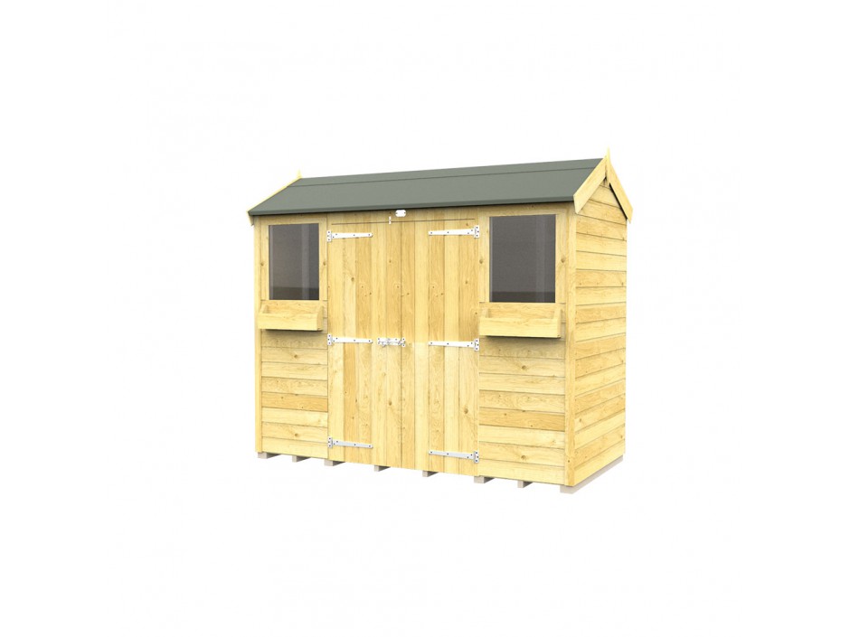 F&F 4ft x 8ft Apex Summer Shed