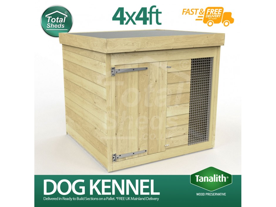 4ft X 4ft Dog Kennel and Run