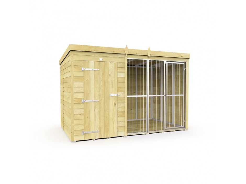 Full Height Dog Kennels with Bars