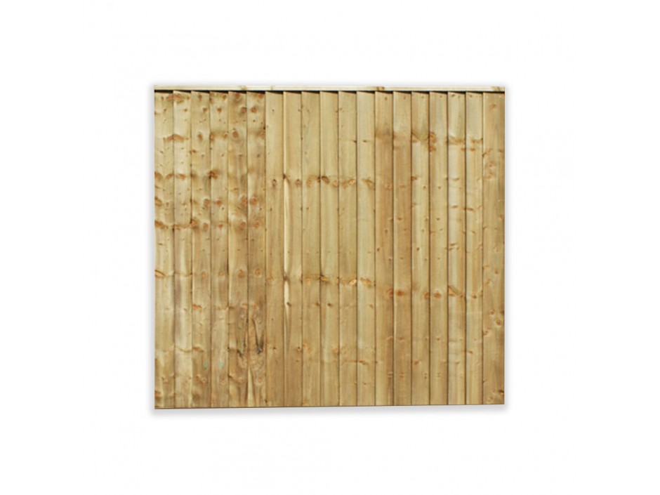 6ft x 5ft Featheredge Closeboard Fence Panel