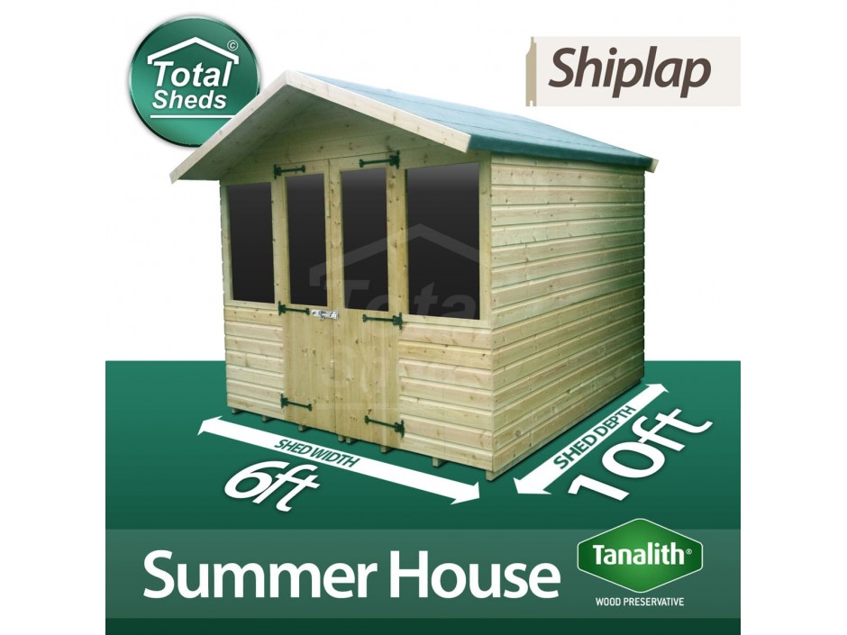 6ft X 10ft Summer House