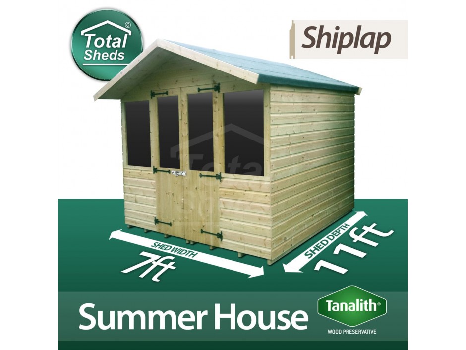 7ft X 11ft Summer House