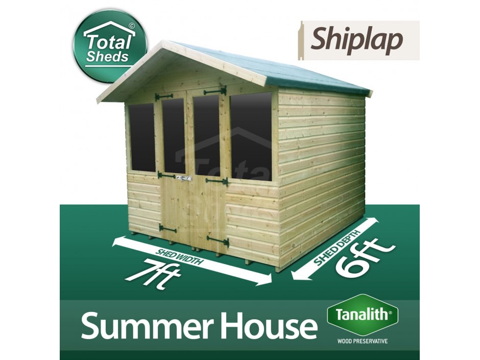 7ft X 6ft Summer House