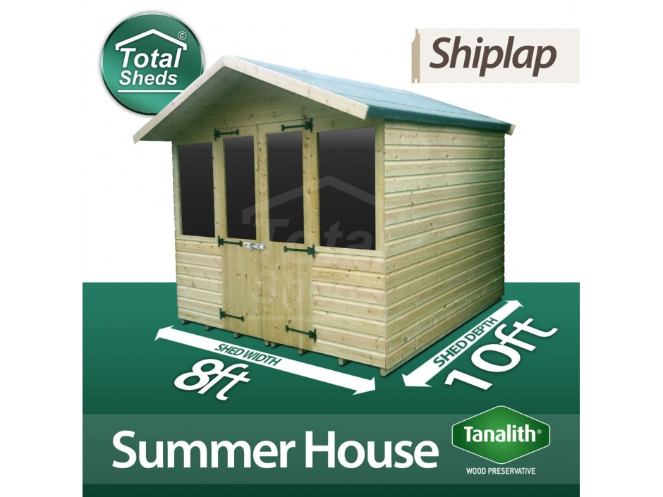 8ft X 10ft Summer House