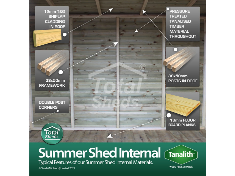 6ft X 6ft Summer Shed
