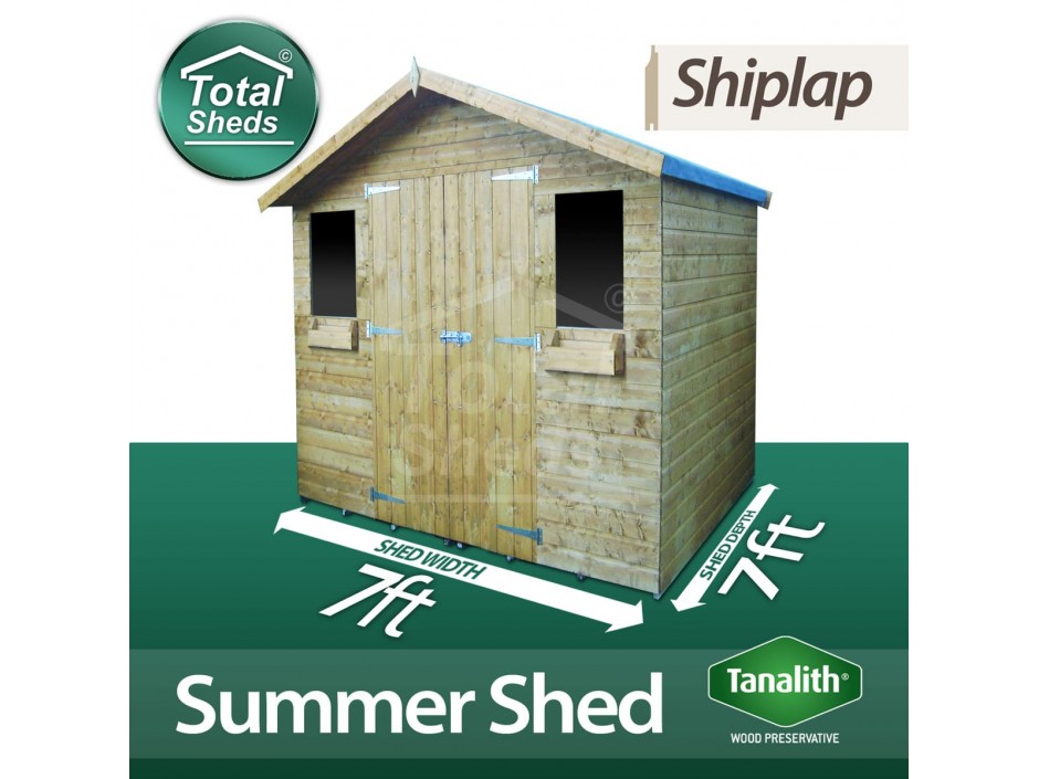 7ft X 7ft Summer Shed