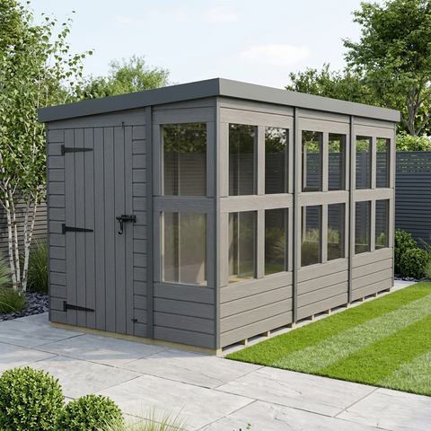 12x6 Composite Pent Potting Shed