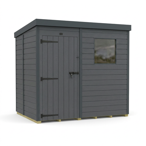 7x5 Composite Pent Security Shed