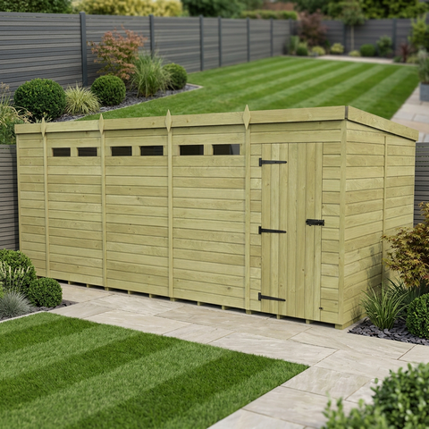 19 x 8 Security Pent Shed