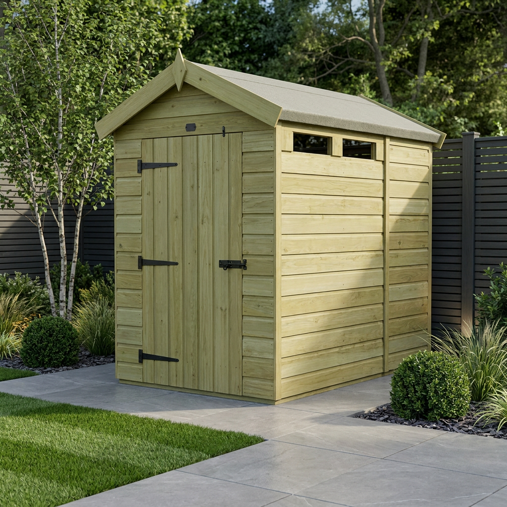 7 x 4 Apex Security Shed