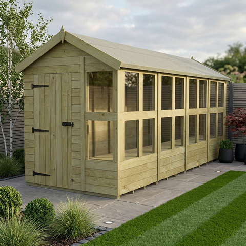 6 x 16 Apex Potting Shed