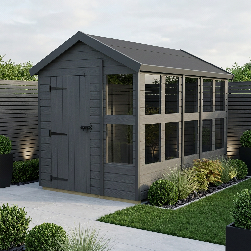 10x6 Composite Apex Potting Shed