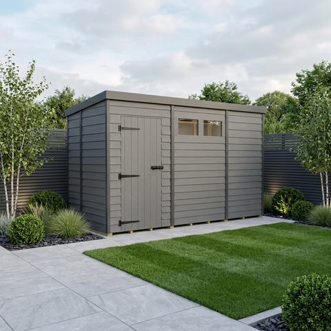 11x5 Composite Pent Security Shed