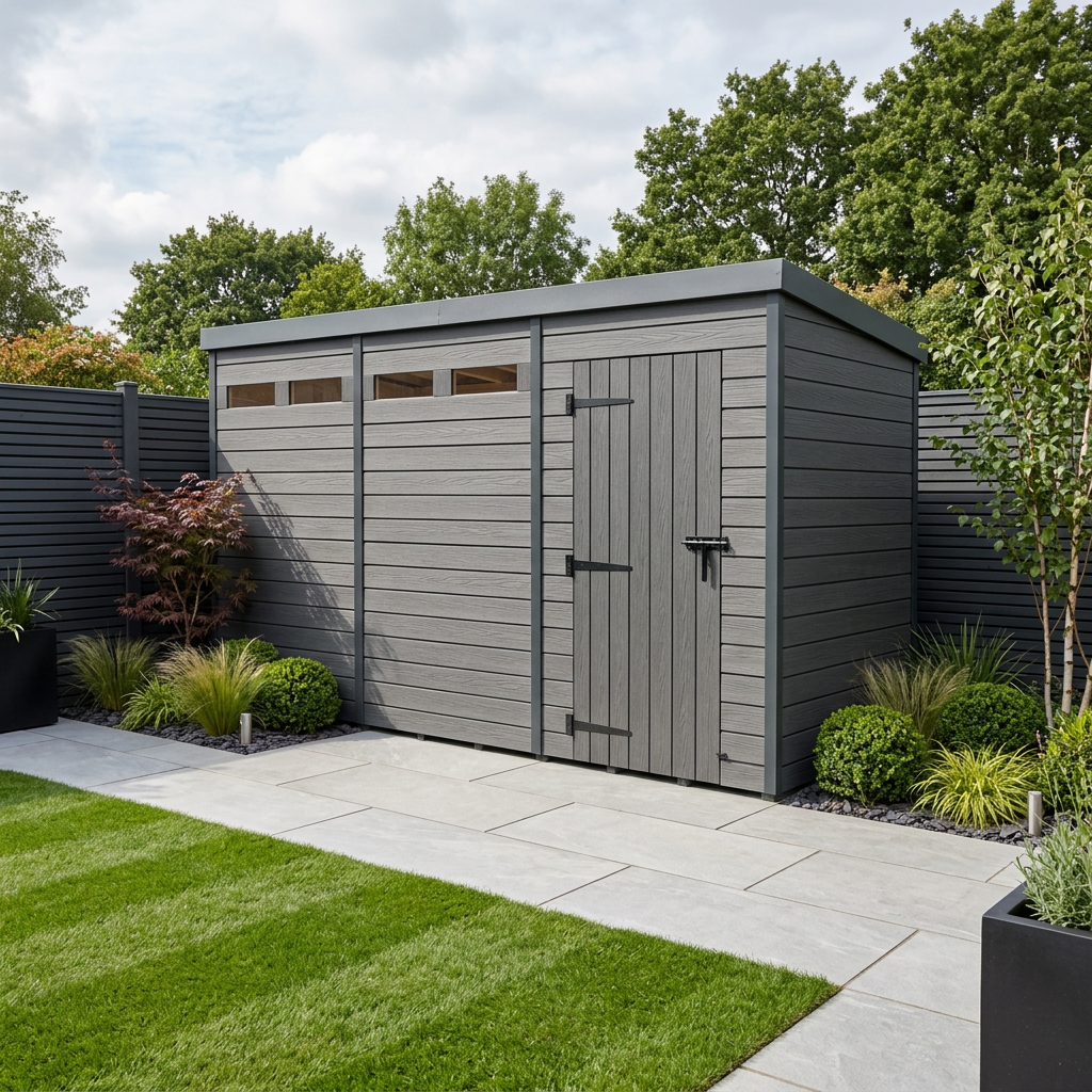 Composite security sheds
