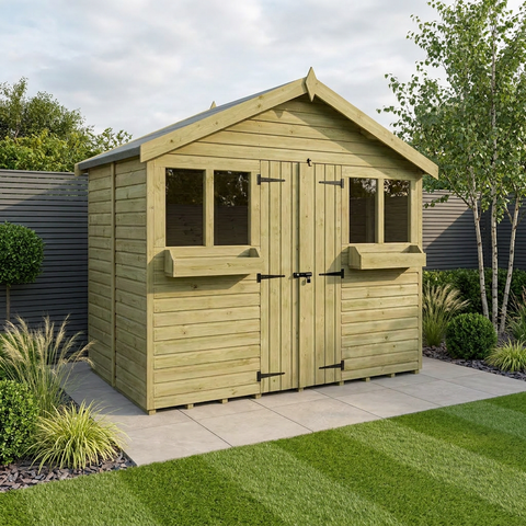 12 x 4 Apex Summer Shed