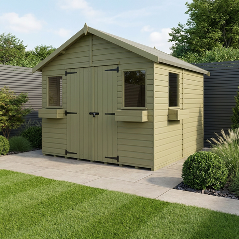 20 x 5 Apex Summer Shed
