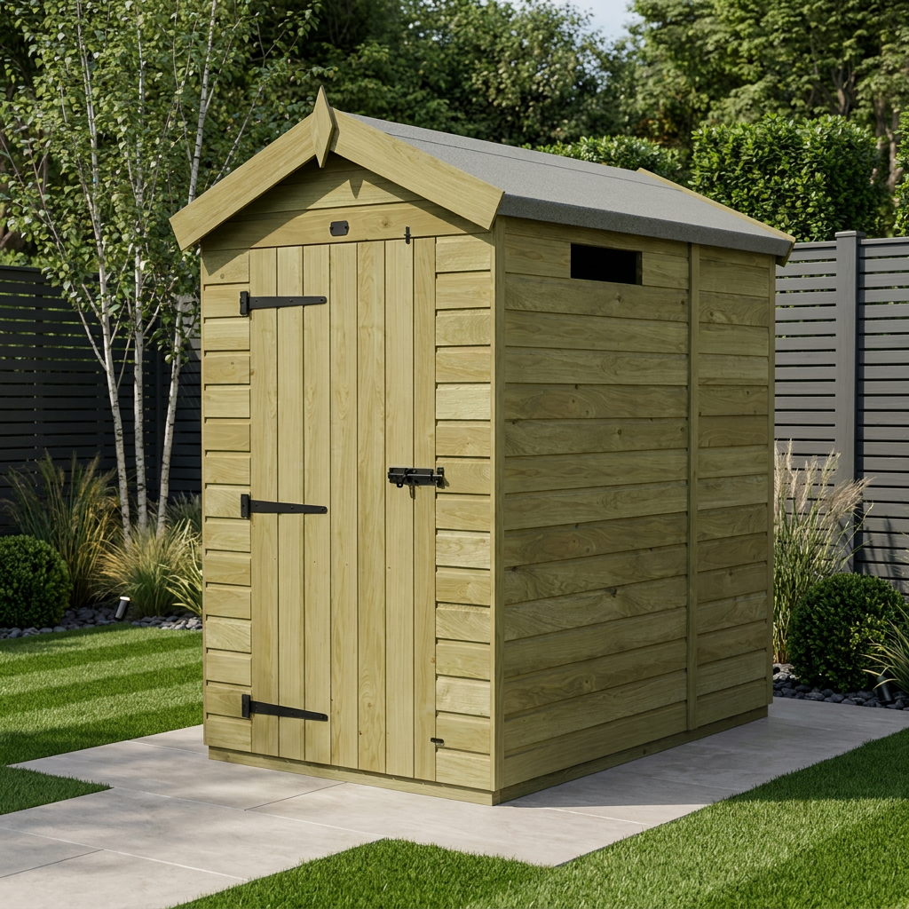 5 x 4 Apex Security Shed