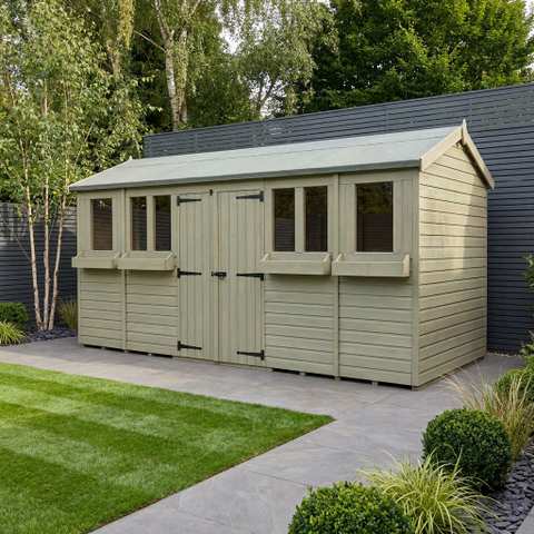 18 x 4 Apex Summer Shed